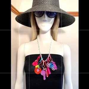 VINTAGE 80’s Charm Necklace